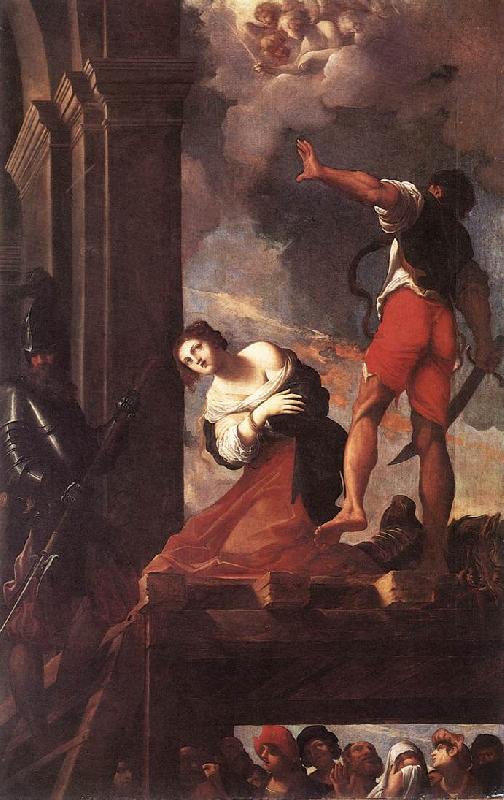 CARRACCI, Lodovico The Martyrdom of St Margaret fg oil painting image